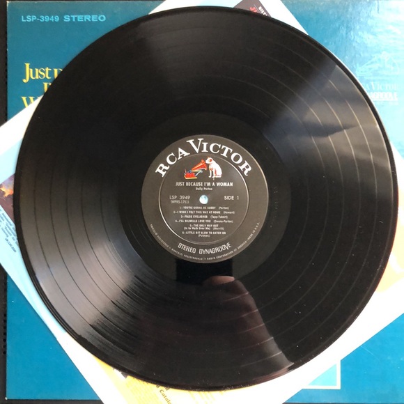 Dolly Parton Just Because I'm A Woman Vinyl Lp '68 - Picture 5 of 9
